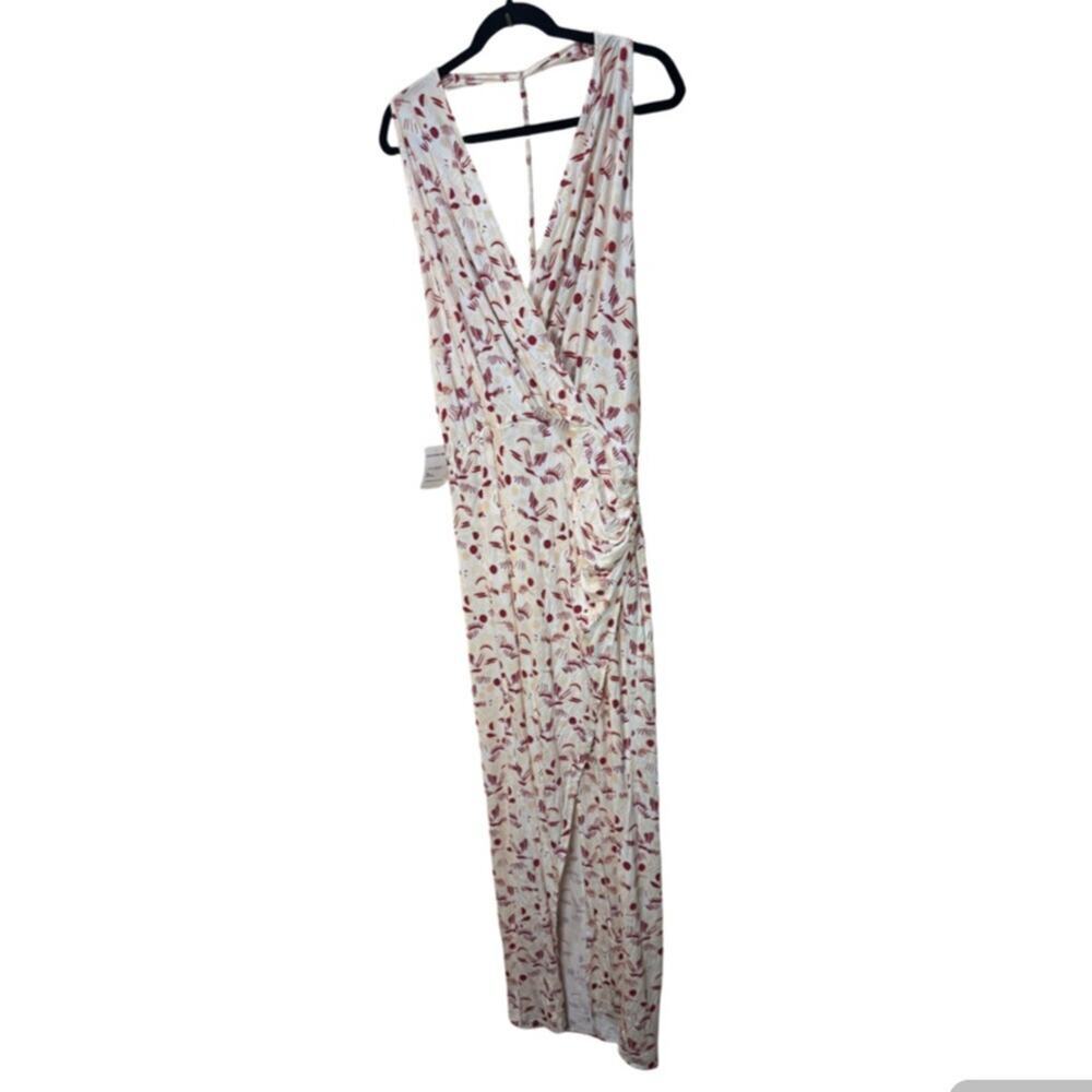 Free People Daria Graphic Maxi Dress in Ivory Combo Size L - Picture 5 of 9
